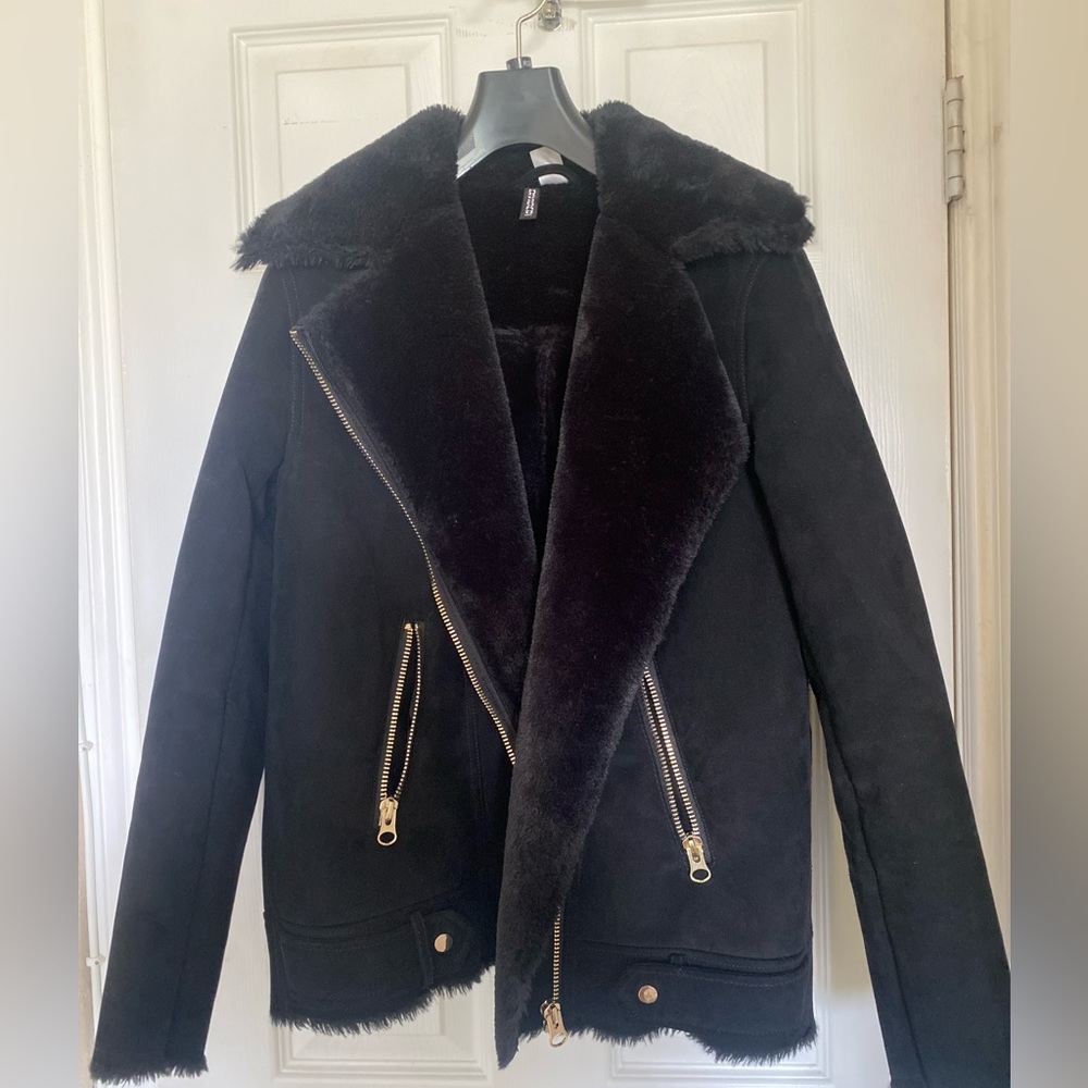 Black H&M Coat Jacket
